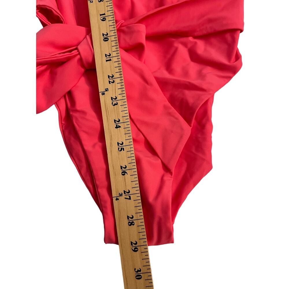 CITRINE Women's Amelia One-Piece Swimsuit In Dark Coral Sz L NWT - Picture 4 of 9